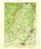 Saratoga New York Historical topographic map, 1:62500 scale, 15 X 15 Minute, Year 1942