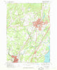 Saratoga Springs New York Historical topographic map, 1:24000 scale, 7.5 X 7.5 Minute, Year 1967