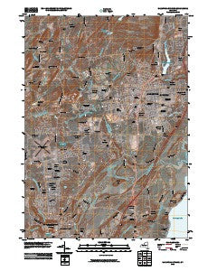 Saratoga Springs New York Historical topographic map, 1:24000 scale, 7.5 X 7.5 Minute, Year 2010