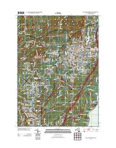 Saratoga Springs New York Historical topographic map, 1:24000 scale, 7.5 X 7.5 Minute, Year 2013