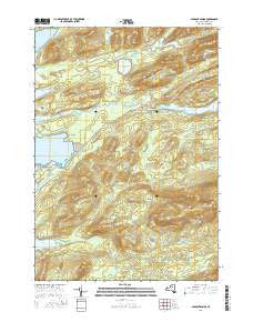 Sargent Ponds New York Current topographic map, 1:24000 scale, 7.5 X 7.5 Minute, Year 2016