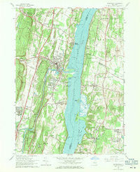 Saugerties New York Historical topographic map, 1:24000 scale, 7.5 X 7.5 Minute, Year 1963