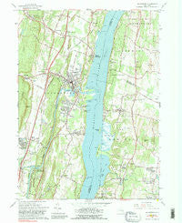 Saugerties New York Historical topographic map, 1:24000 scale, 7.5 X 7.5 Minute, Year 1963