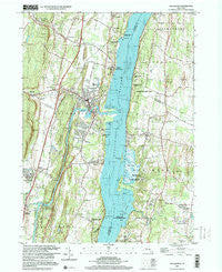 Saugerties New York Historical topographic map, 1:24000 scale, 7.5 X 7.5 Minute, Year 1997