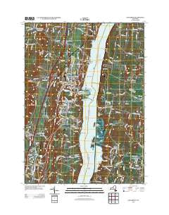 Saugerties New York Historical topographic map, 1:24000 scale, 7.5 X 7.5 Minute, Year 2013