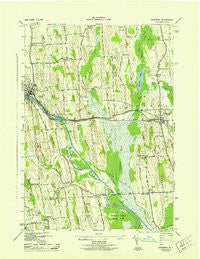 Savannah New York Historical topographic map, 1:31680 scale, 7.5 X 7.5 Minute, Year 1943