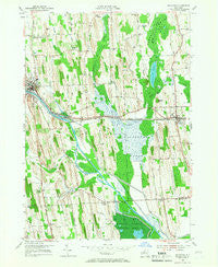 Savannah New York Historical topographic map, 1:24000 scale, 7.5 X 7.5 Minute, Year 1953