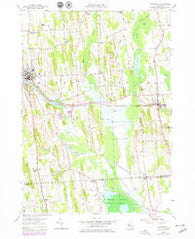 Savannah New York Historical topographic map, 1:24000 scale, 7.5 X 7.5 Minute, Year 1953