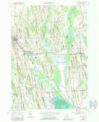 Savannah New York Historical topographic map, 1:24000 scale, 7.5 X 7.5 Minute, Year 1953