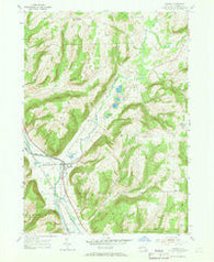 Savona New York Historical topographic map, 1:24000 scale, 7.5 X 7.5 Minute, Year 1953