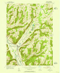 Savona New York Historical topographic map, 1:24000 scale, 7.5 X 7.5 Minute, Year 1953
