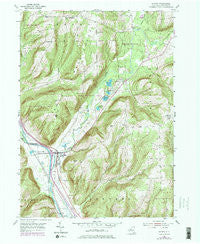 Savona New York Historical topographic map, 1:24000 scale, 7.5 X 7.5 Minute, Year 1953