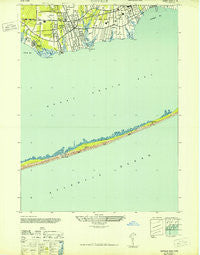 Sayville New York Historical topographic map, 1:24000 scale, 7.5 X 7.5 Minute, Year 1947