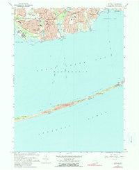 Sayville New York Historical topographic map, 1:24000 scale, 7.5 X 7.5 Minute, Year 1967