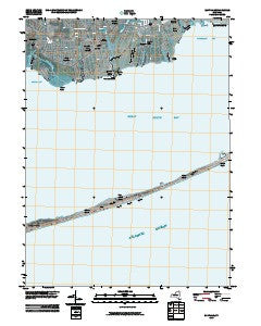 Sayville New York Historical topographic map, 1:24000 scale, 7.5 X 7.5 Minute, Year 2010