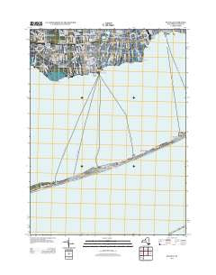 Sayville New York Historical topographic map, 1:24000 scale, 7.5 X 7.5 Minute, Year 2013