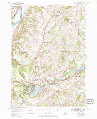 Schaghticoke New York Historical topographic map, 1:24000 scale, 7.5 X 7.5 Minute, Year 1954