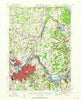 Schenectady New York Historical topographic map, 1:62500 scale, 15 X 15 Minute, Year 1947