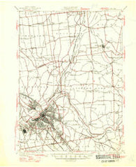 Schenectady New York Historical topographic map, 1:62500 scale, 15 X 15 Minute, Year 1930