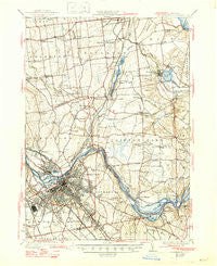 Schenectady New York Historical topographic map, 1:62500 scale, 15 X 15 Minute, Year 1930