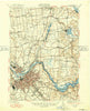 Schenectady New York Historical topographic map, 1:62500 scale, 15 X 15 Minute, Year 1949
