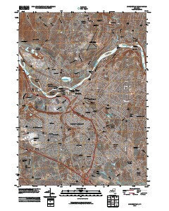 Schenectady New York Historical topographic map, 1:24000 scale, 7.5 X 7.5 Minute, Year 2010