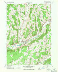 Schenevus New York Historical topographic map, 1:24000 scale, 7.5 X 7.5 Minute, Year 1943