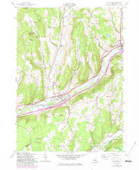 Schenevus New York Historical topographic map, 1:24000 scale, 7.5 X 7.5 Minute, Year 1943