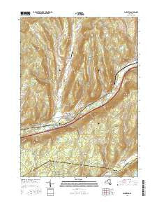 Schenevus New York Current topographic map, 1:24000 scale, 7.5 X 7.5 Minute, Year 2016