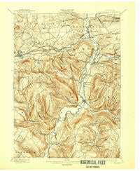 Schoharie New York Historical topographic map, 1:31680 scale, 7.5 X 7.5 Minute, Year 1900