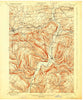 Schoharie New York Historical topographic map, 1:62500 scale, 15 X 15 Minute, Year 1900