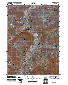 Schoharie New York Historical topographic map, 1:24000 scale, 7.5 X 7.5 Minute, Year 2010