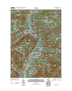 Schoharie New York Historical topographic map, 1:24000 scale, 7.5 X 7.5 Minute, Year 2013