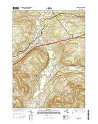 Schoharie New York Current topographic map, 1:24000 scale, 7.5 X 7.5 Minute, Year 2016