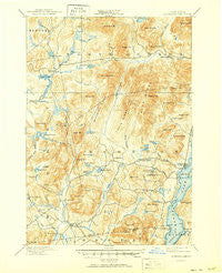 Schroon Lake New York Historical topographic map, 1:62500 scale, 15 X 15 Minute, Year 1897