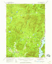 Schroon Lake New York Historical topographic map, 1:62500 scale, 15 X 15 Minute, Year 1953