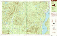 Schroon Lake New York Historical topographic map, 1:25000 scale, 7.5 X 15 Minute, Year 1995
