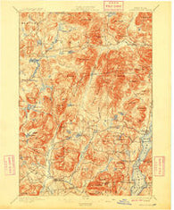 Schroon Lake New York Historical topographic map, 1:62500 scale, 15 X 15 Minute, Year 1897