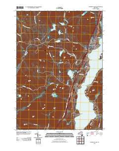 Schroon Lake New York Historical topographic map, 1:24000 scale, 7.5 X 7.5 Minute, Year 2010