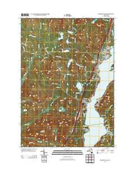 Schroon Lake New York Historical topographic map, 1:24000 scale, 7.5 X 7.5 Minute, Year 2013