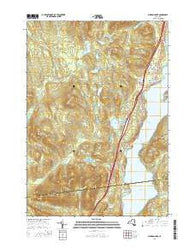 Schroon Lake New York Current topographic map, 1:24000 scale, 7.5 X 7.5 Minute, Year 2016