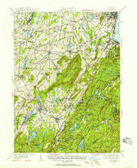 Schunemunk New York Historical topographic map, 1:62500 scale, 15 X 15 Minute, Year 1930