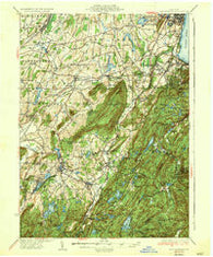 Schunemunk New York Historical topographic map, 1:62500 scale, 15 X 15 Minute, Year 1935
