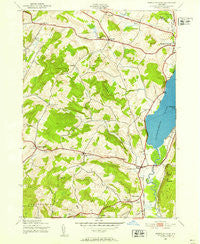 Schuyler Lake New York Historical topographic map, 1:24000 scale, 7.5 X 7.5 Minute, Year 1943