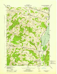 Schuyler Lake New York Historical topographic map, 1:31680 scale, 7.5 X 7.5 Minute, Year 1945
