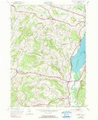 Schuyler Lake New York Historical topographic map, 1:24000 scale, 7.5 X 7.5 Minute, Year 1943