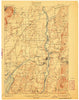 Schuylerville New York Historical topographic map, 1:62500 scale, 15 X 15 Minute, Year 1900