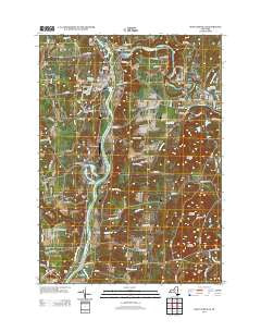 Schuylerville New York Historical topographic map, 1:24000 scale, 7.5 X 7.5 Minute, Year 2013
