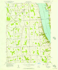Scipio Center New York Historical topographic map, 1:24000 scale, 7.5 X 7.5 Minute, Year 1956