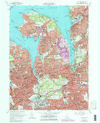 Sea Cliff New York Historical topographic map, 1:24000 scale, 7.5 X 7.5 Minute, Year 1968